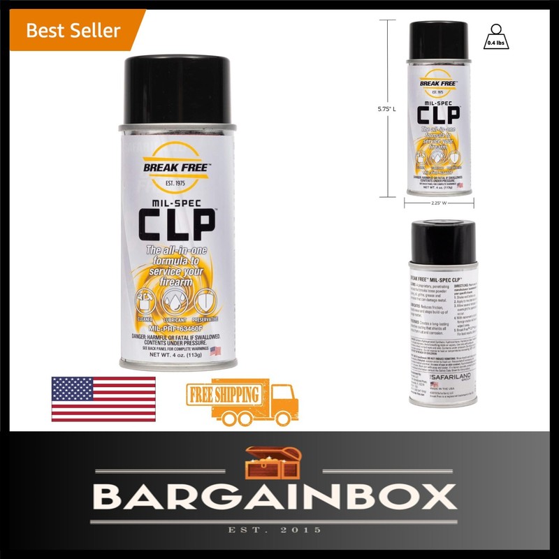 Advanced Boundary Film Gun Cleaner & Lubricant, 4 Oz, Extreme Pressure Resistant