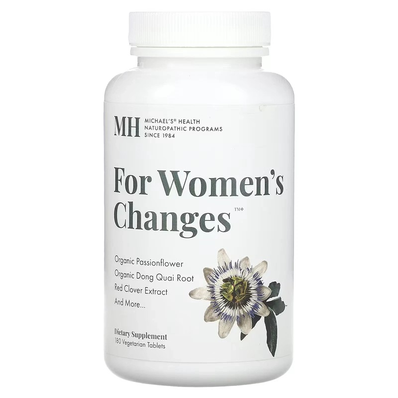 2 X Michael’s Naturopathic, For Women’s Changes, 180 Vegetarian Tabl-Worldwide