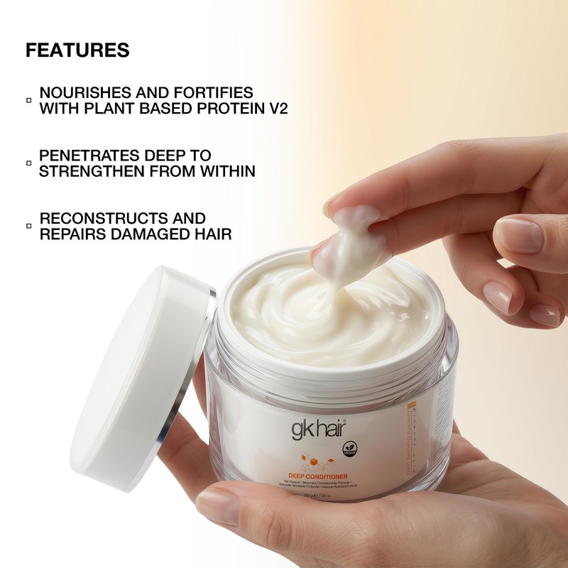 GK HAIR Deep Conditioner Intense Hydrating Repair Treatment Mask for Dry Damaged gallery