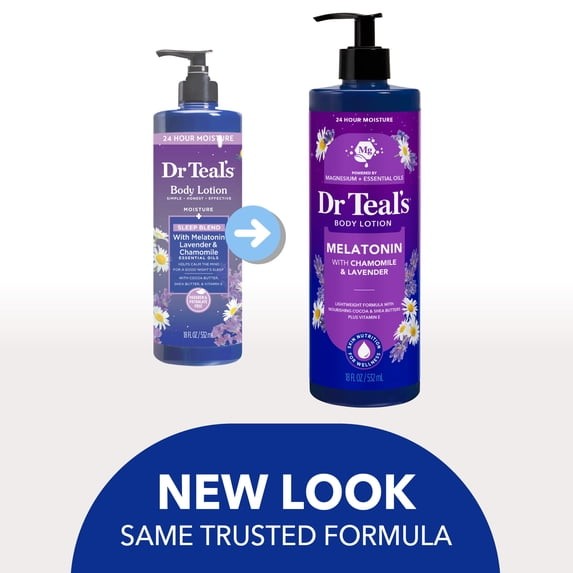 Dr Teal's Sleep Body Lotion with Melatonin, Lavender & Chamomile Essential Oils, gallery