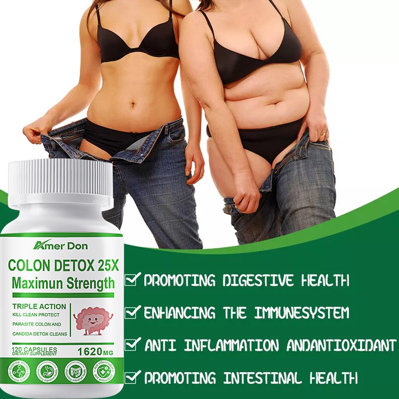 Detox Colon&Body Cleanse Maximum Strength Cleansing Diet Weight Loss Capsules