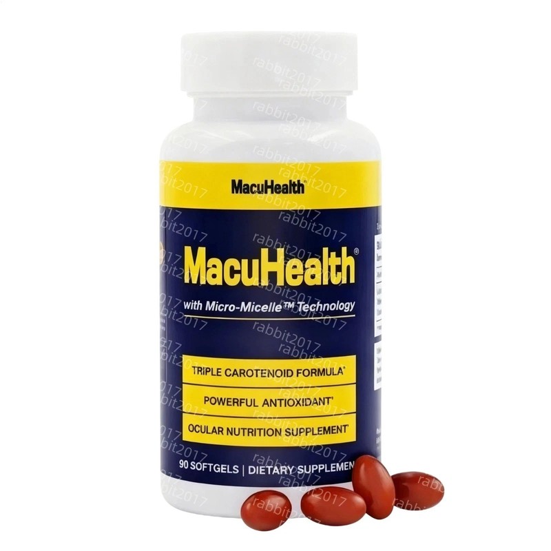 Macuhealth EyeVitamins TripleCarotenoid Formula 90 Softgels Adult Vision Support