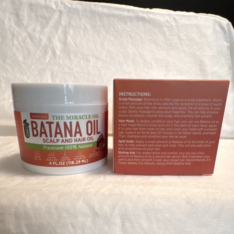 Wealth&Skin The Miracle Oil Batana Scalp & Hair Oil 100% Natural 4 fl oz