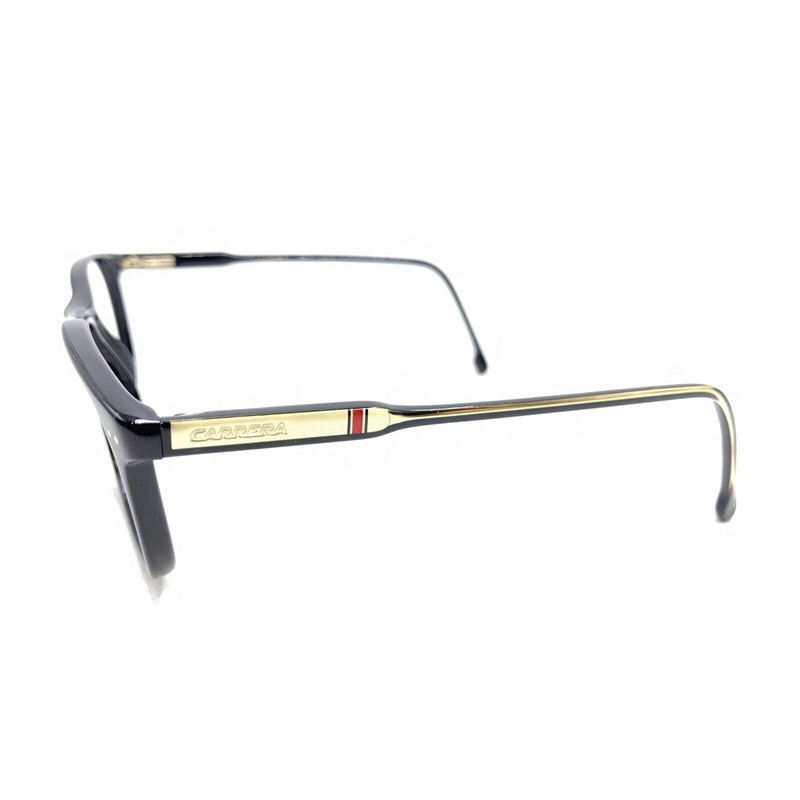 Carrera 202 807 Shiny Black Gold Eyeglasses Frames 53-17 145 Slovenia Men Women gallery