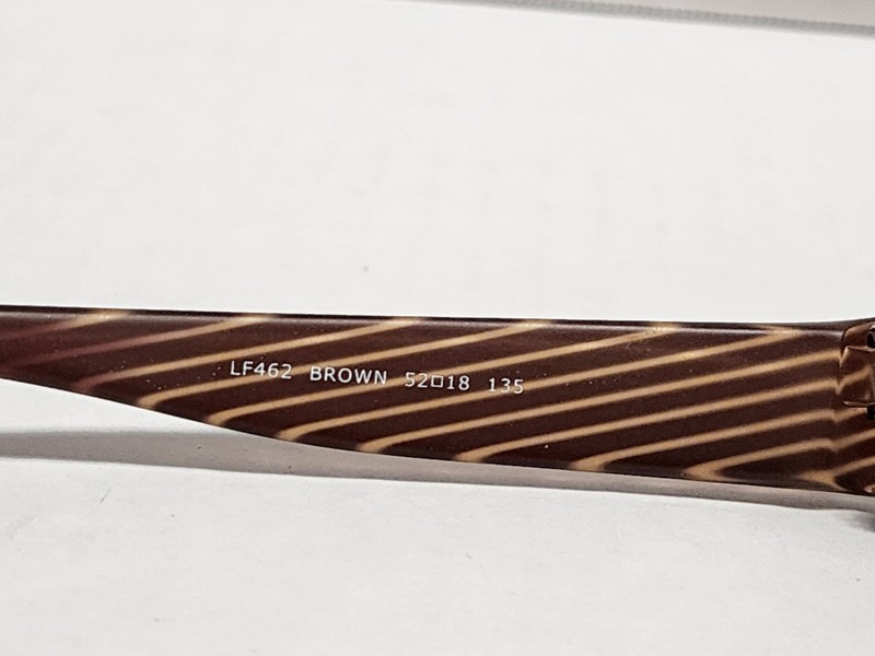 Women's LONDON FOG Eyeglasses DEMO FRAMES LF462 BROWN 52[]18 135 gallery