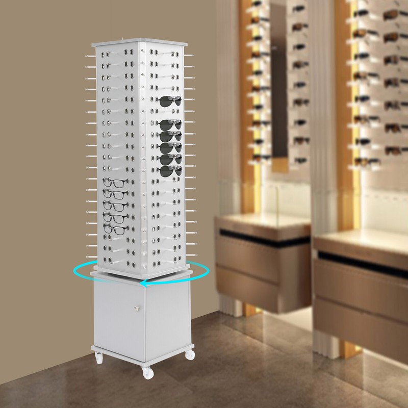 Sunglasses Display Stand For 152 Eyeglass Holder Sunglass Rack Floor-standing gallery