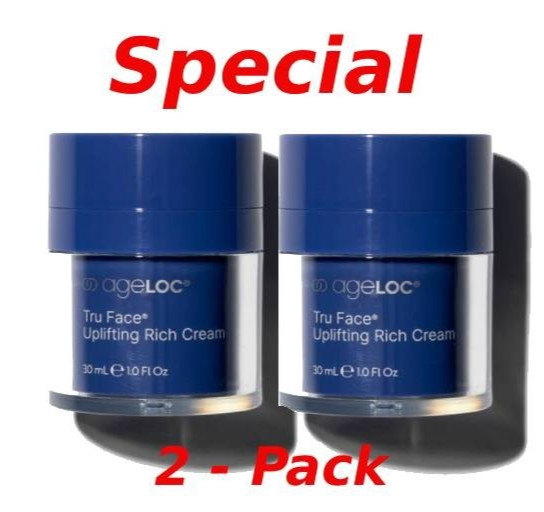 2-pack Nu Skin NUSkin ageLOC Tru Face Uplifting Rich Cream 1.0 oz 08/2028