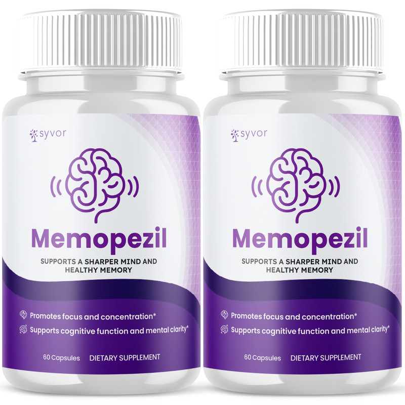 (2 Pack) Memopezil Nootropic All Natural Brain Supplement Memo Pezil 120 Capsule