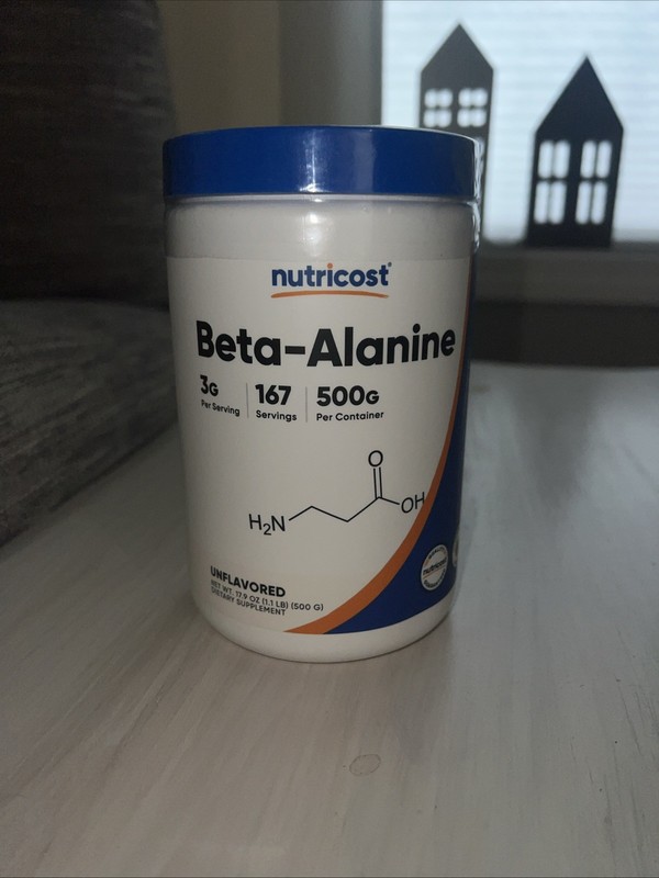 Nutricost Beta Alanine Powder 500 Grams – Pure Beta-Alanine