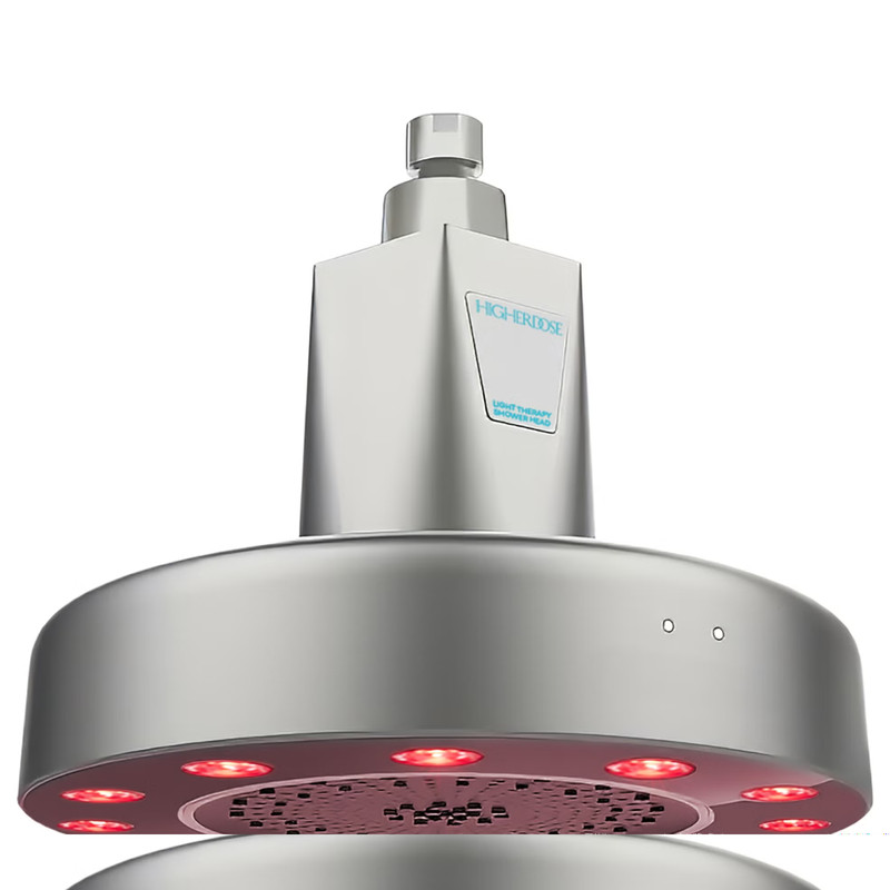 HigherDOSE Red Light Showerhead Filter Polished Chrome NEW – $599 Retail