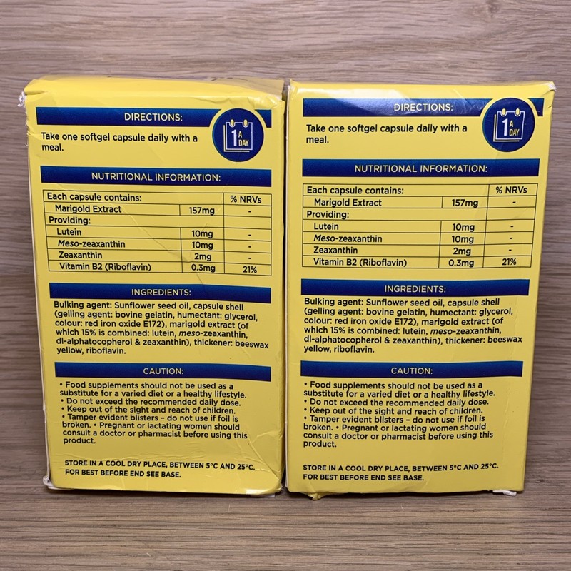2 PACK Macushield Original+ Eye Supplement 90 Capsules Supports Eye Health 5/28 gallery