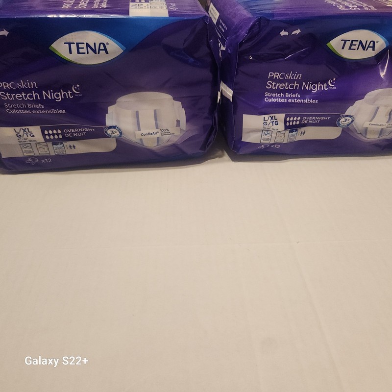 TENA PROSKIN Super Overnight Fully Breathable Underwear Size M - 34”- 44” 14ct gallery