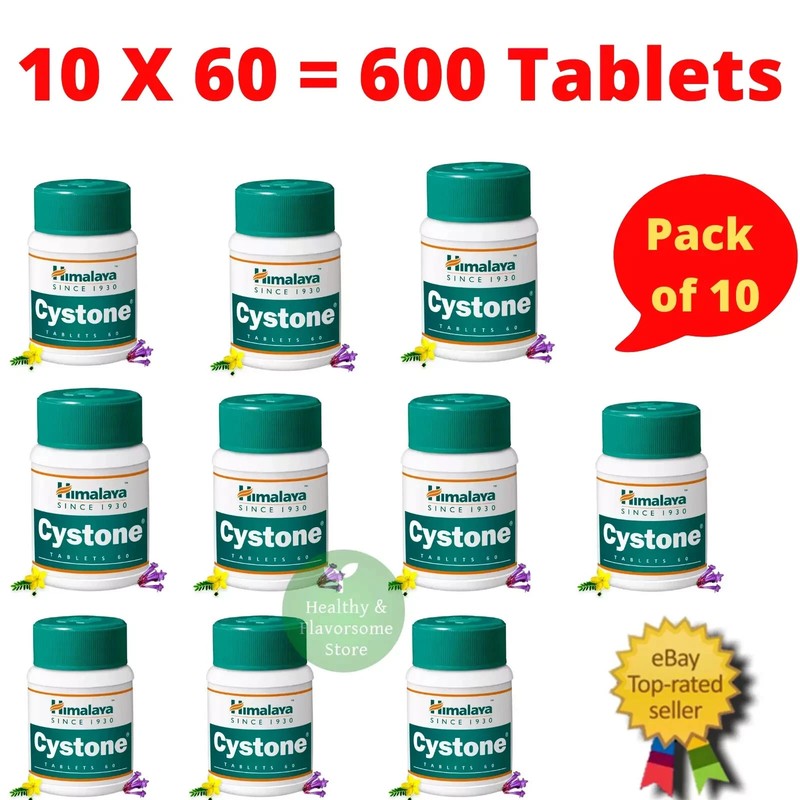 10 x Himalaya Cystone Herbal 60 Tablets Each Free Ship