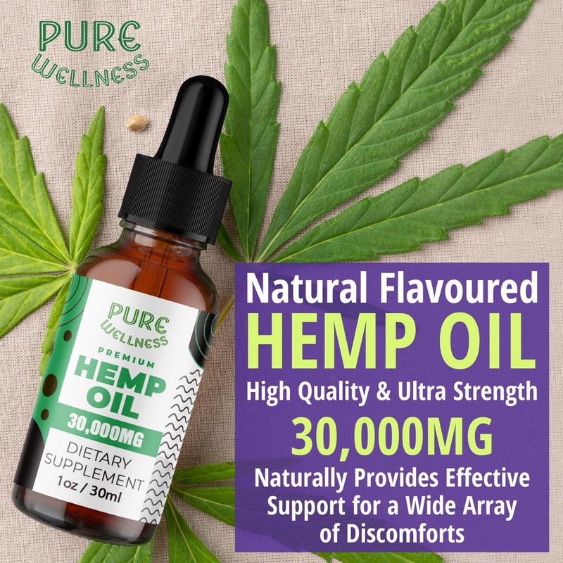 USDA Organic Hemp Oil | Cold-Pressed | Stress Pain Sleep | 5-Pack | Made in USA gallery
