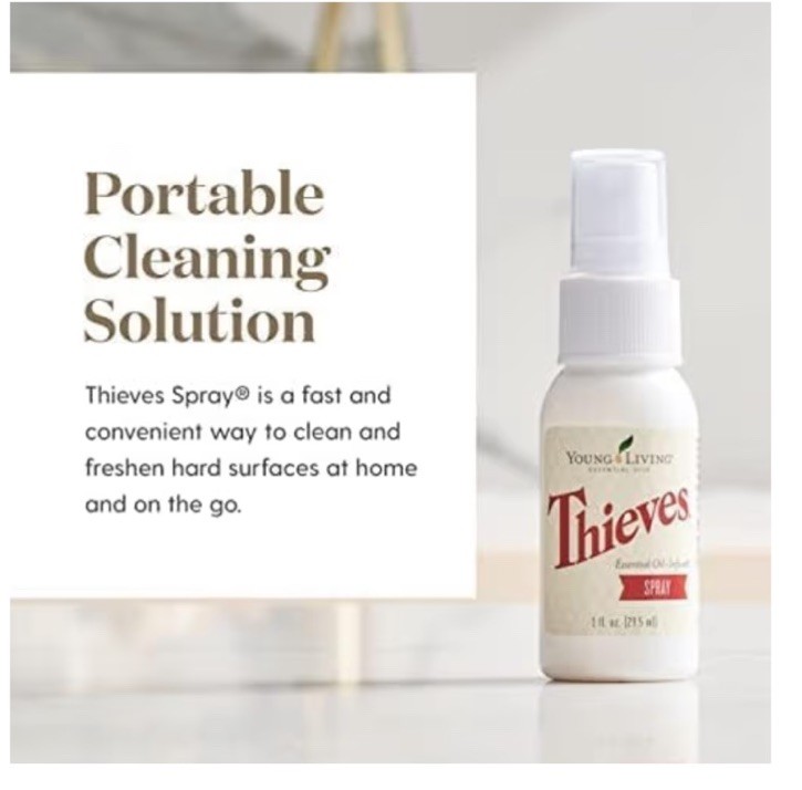Pack of 3 Young Living Thieves Spray 1 fl oz - New - Sealed- Fast Shipping gallery