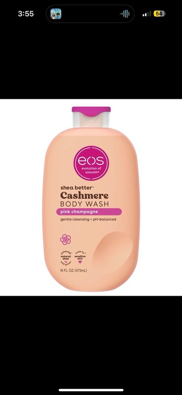 eos Pink Champagne Body Wash Moisturizing Shea Butter Vegan 16 oz