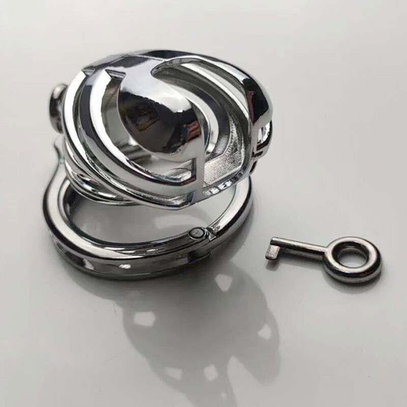 Adjustable Stainless Steel Ring Male Chastity Cage Metal Chastity Lock USA USA gallery
