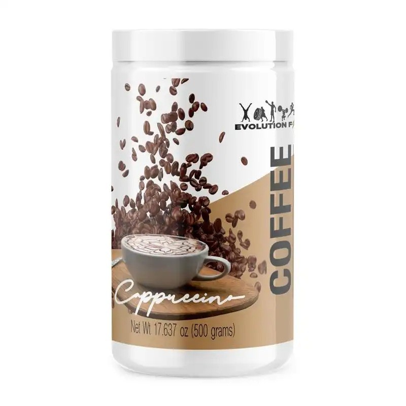Evolution Coffee Cappuccino – Creamy L-Carnitine Supplement Drink Mix