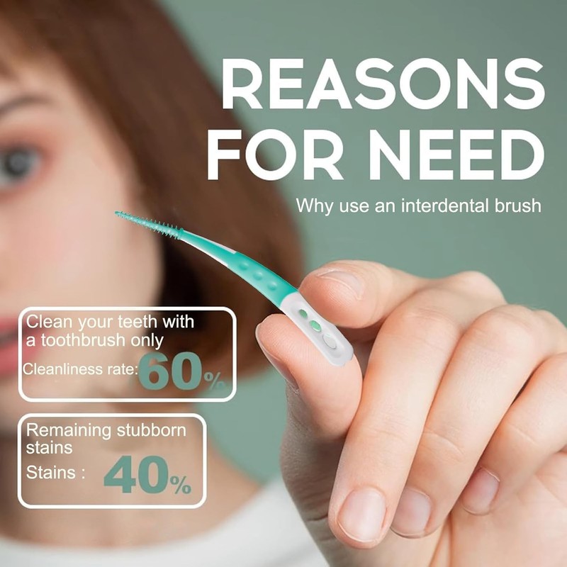 84PCS Portable Soft Dental Floss Picks,Soft Silica toothpicks,flossers for Ad... gallery