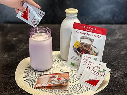 Easy Kefir Starter Culture 4 Pack - Probiotic Fermentation, 20g for Homemade Kef gallery