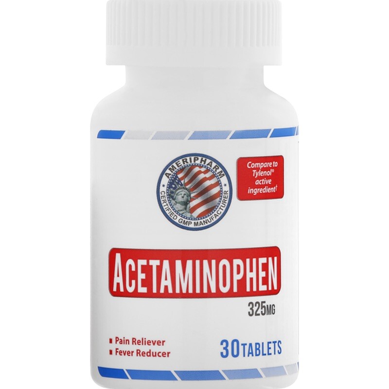 🔥Ameripharm Acetaminophen 325 MG Head BodyPain Reliever Fever Reducer 30 Tablet