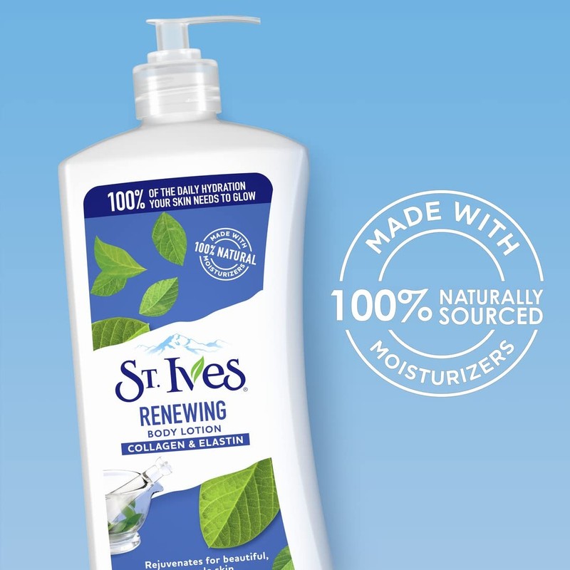 Renewing Hand & Body Lotion for Women with Pump, Daily Moisturizer Collagen E... gallery