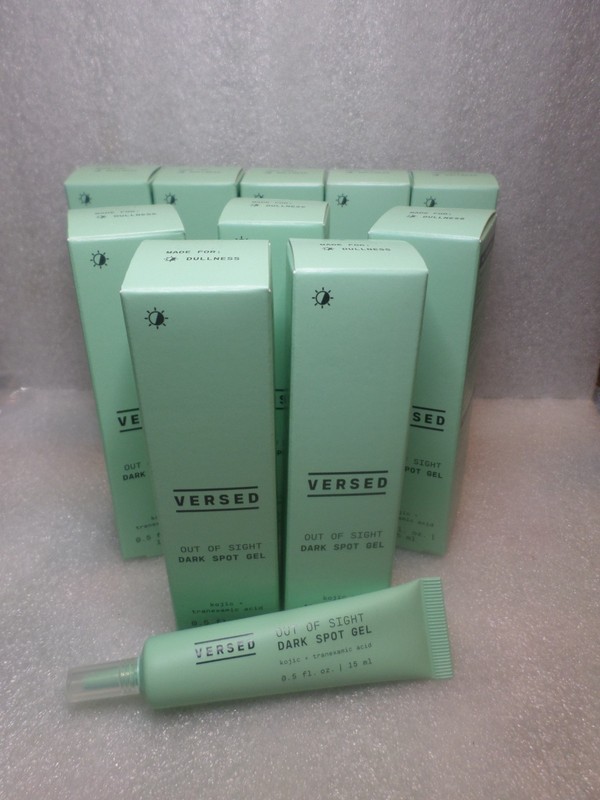 10 X VERSED OUT OF SIGHT DARK SPOT GEL 05 OZ WITH KOJIC+TRANEXAMIC ACID SEALED gallery