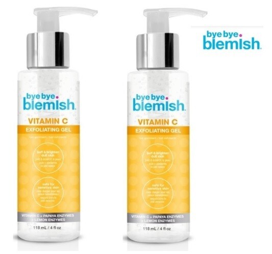 Bye Bye Blemish Vitamin C Gel Exfoliator 4fl oz 2pcs Combo