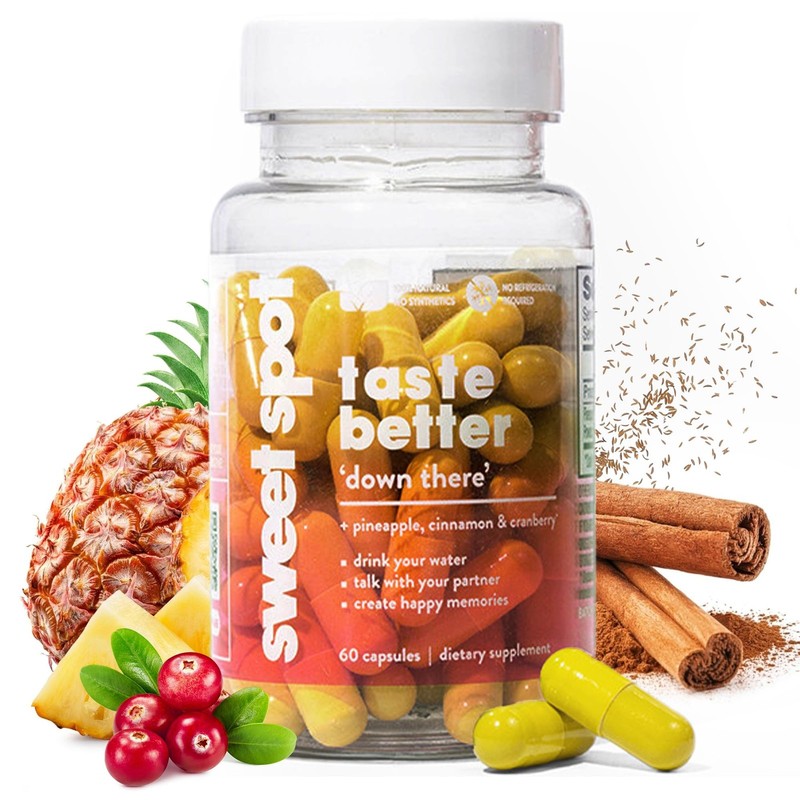 Sweet Spot Pineapple Vaginal Probiotics 60ct Cranberry Cinnamon 500mg USA