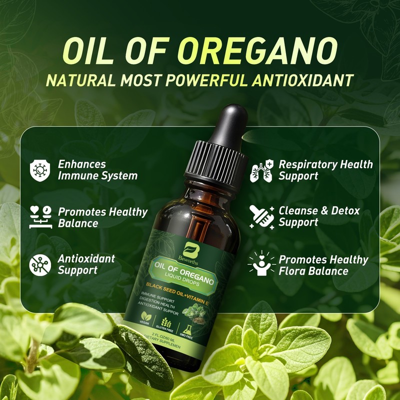 Oil of Oregano - Pure Wild Mediterranean Minimum 84% Carvacrol - Steam Distilled gallery