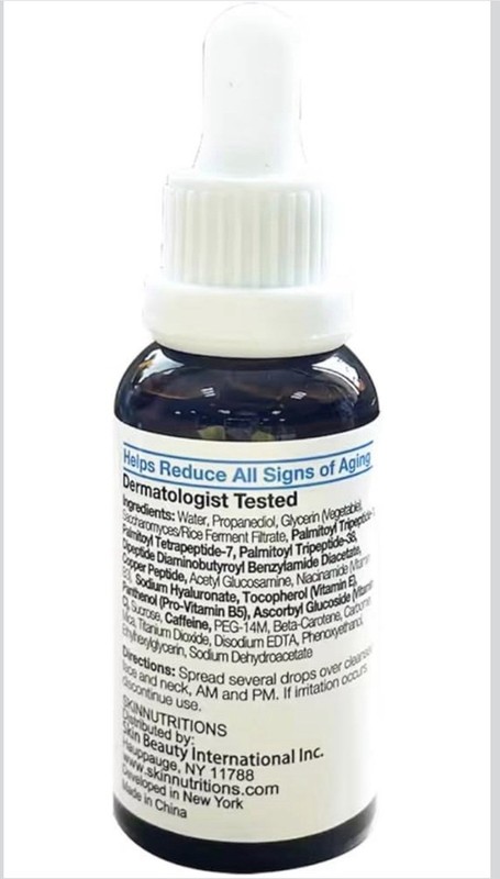 Skin Nutrition Botanicals Multi-Peptide Anti-Aging Serum Face/Neck Oil-Free