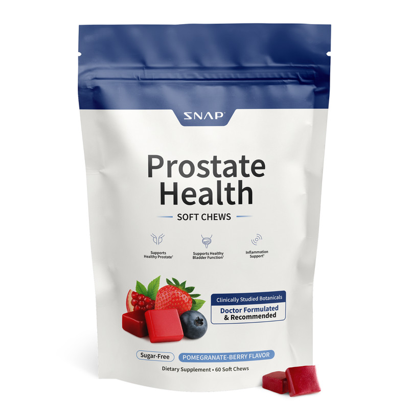 SNAP Prostate Health Supplement for Men with Plant Sterols Nettle SUGAR FREE