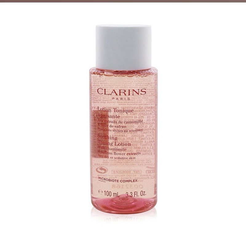 Clarins Soothing Toning Lotion with Chamomile Dry & Sensitive Skin 3.3 OZ