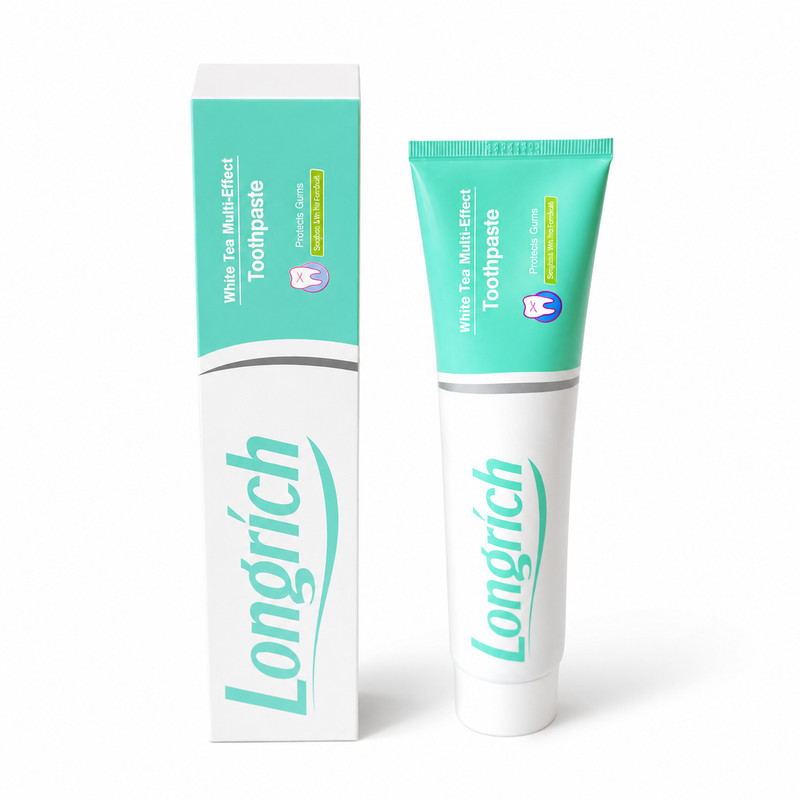 Longrich White Tea Multi-Effect Toothpaste 200g Fluoride-Free Peppermint gallery