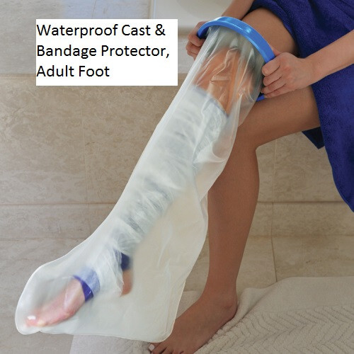 Waterproof Cast & Bandage Protector, Adult Foot