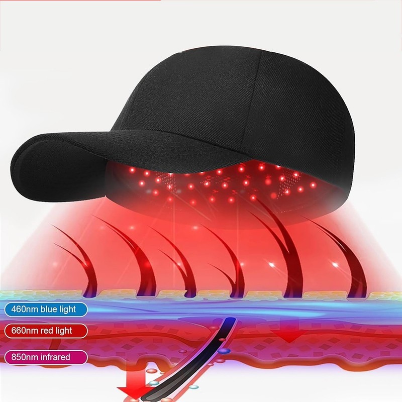 Red Light Therapy Hat 660nm&850nm Hair Loss Treatment Cap Hair Growth Regrowth gallery