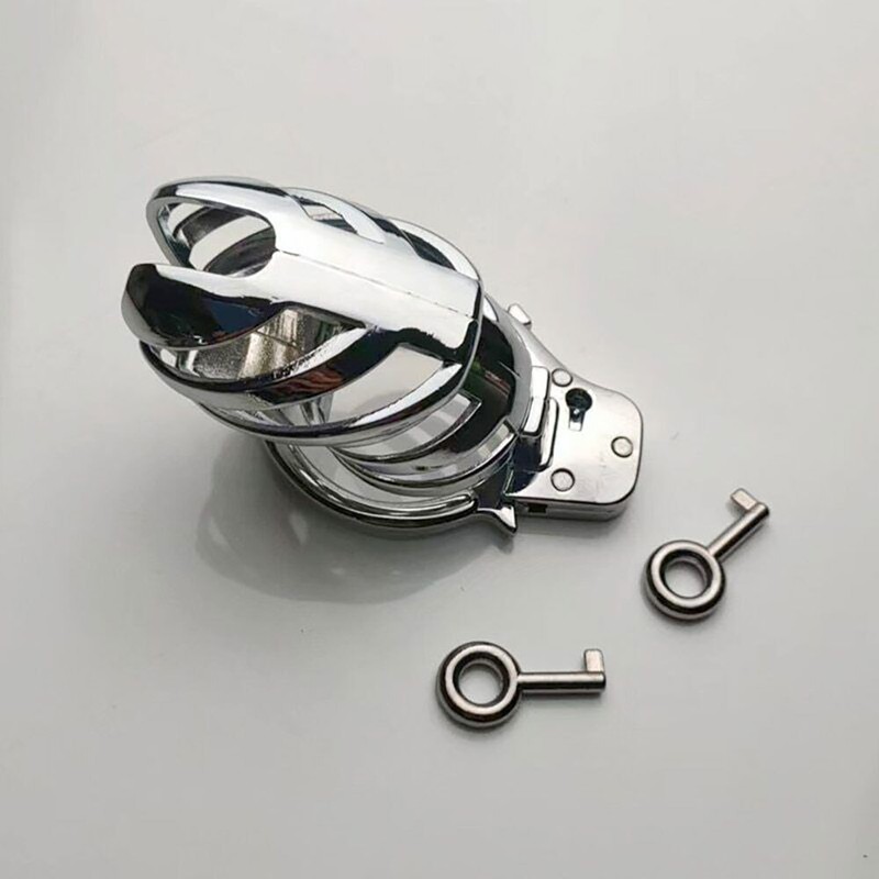 Adjustable Stainless Steel Ring Male Chastity Cage Metal Chastity Lock USA USA gallery