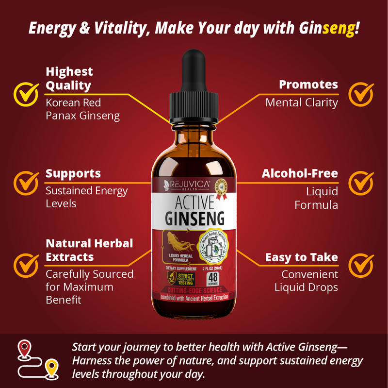 Active Ginseng Korean Red Panax Ginseng with Natural Ginsenosides gallery