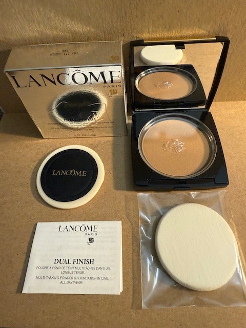 LANCOME DUAL FINISH Powder & Foundation In One 360 HONEY III (W) NIB Free Ship