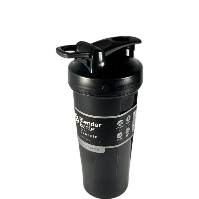 BlenderBottle Classic V2 28 oz Shaker Bottle Black w/ BlenderBall BPA-Free gallery
