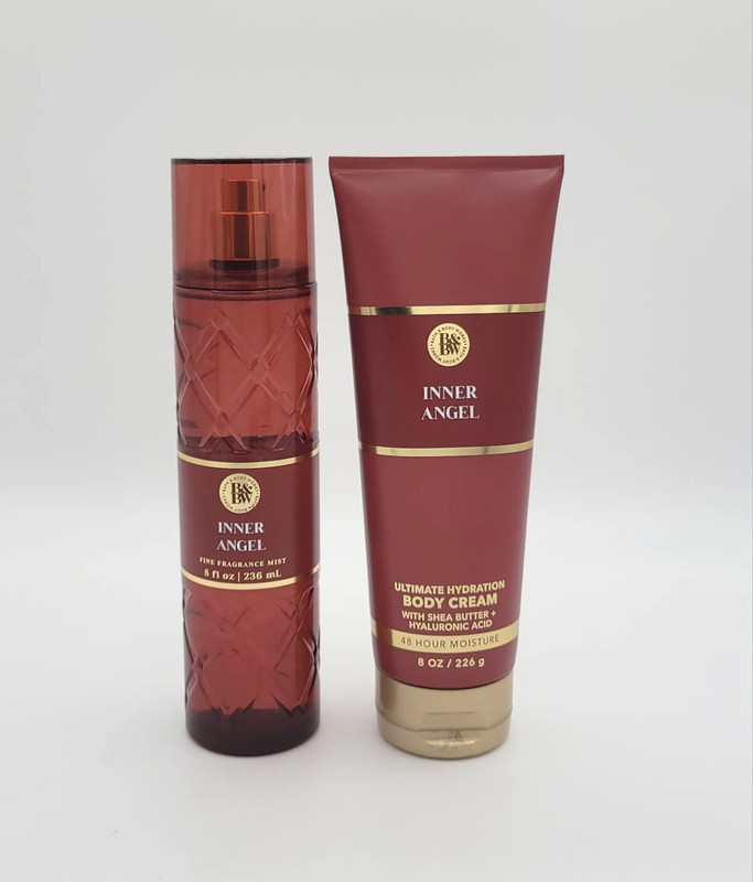 Bath & Body Works Inner Angel Fine Fragrance Body Mist & Body Cream Set of 2