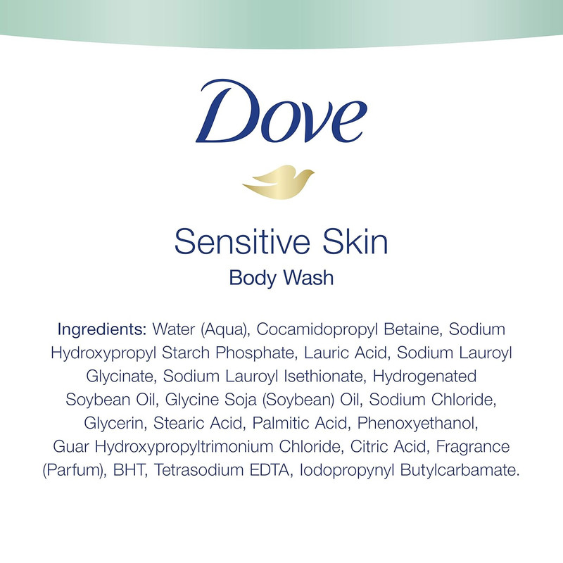Dove Body Wash for Softer and Smoother Skin Sensitive Skin Hypoallergenic and Su gallery