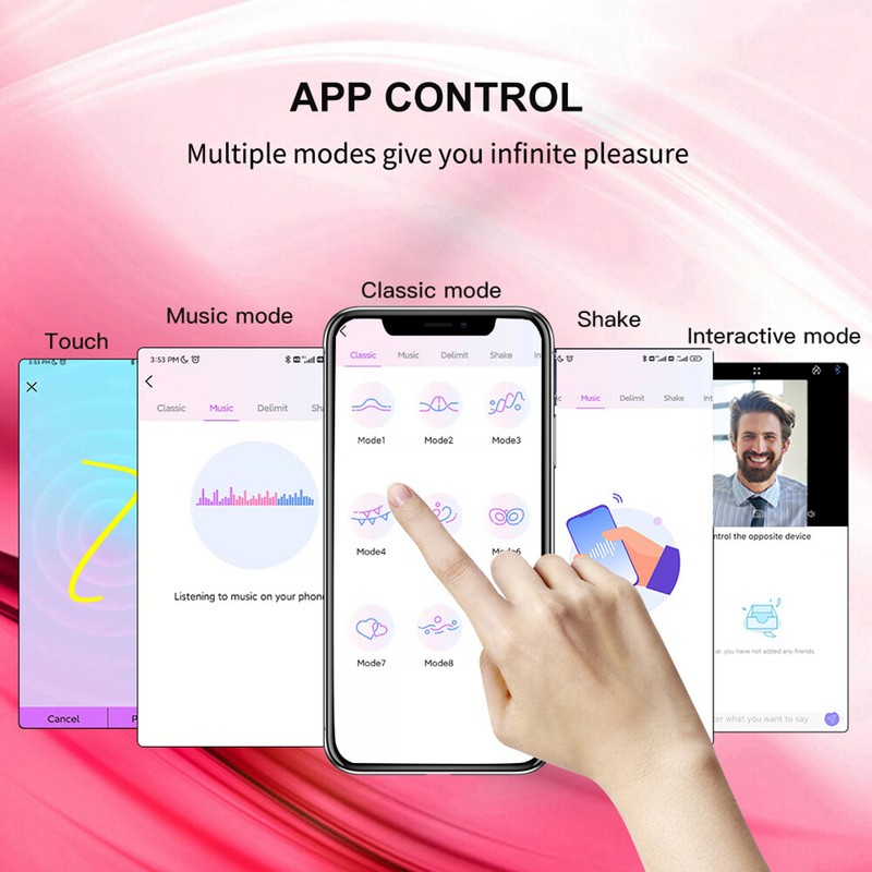 Wireless-APP-Remote-Control-Bullet-Egg-Vibrator-Massager-For-Women-use-Lubricant gallery