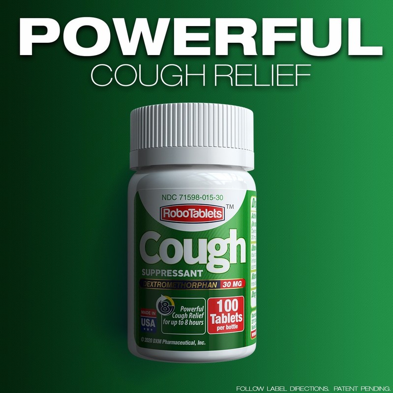 Cough Suppressant 100 Tablets 30mg Dextromethorphan gallery