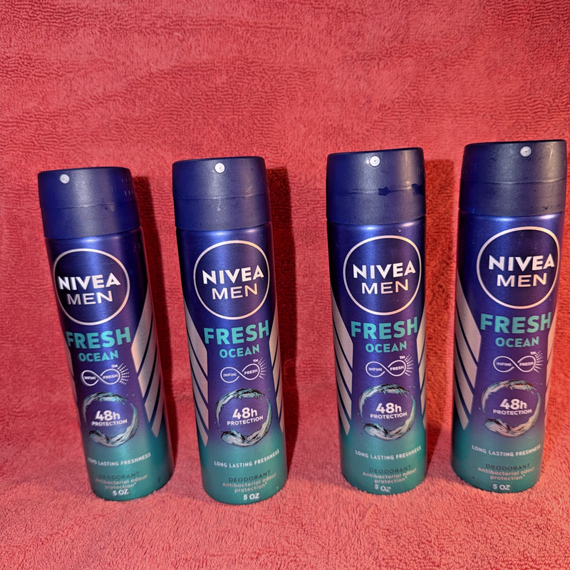 4 Nivea Men Fresh Ocean Infinifresh 48 Hour Deodorant Spray Antibacterial 150 ml gallery