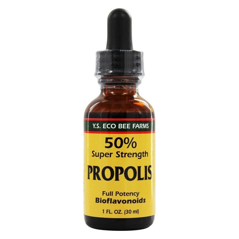 YS Organic Bee Farms 50% Super Strength Propolis Tincture, 1 Ounces