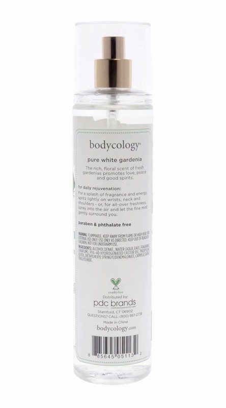 2 Pack Bodycology Pure White Gardenia Body Mist - Long-Lasting 8 Fl Oz Spray Ea gallery