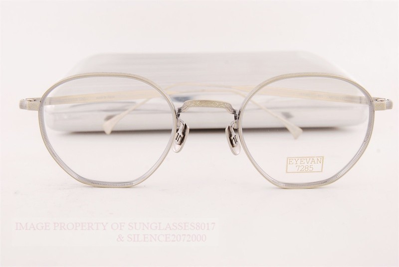 Brand New Eyevan Eyeglass Frames 163 901 Vintage Gold Titanium 45mm gallery