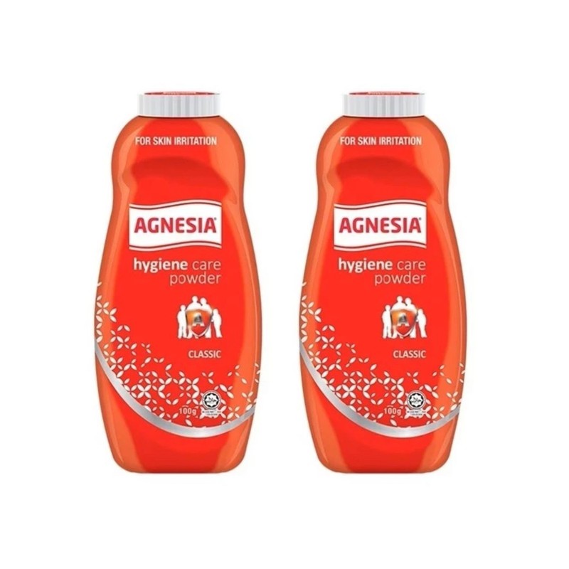 Agnesia Hygiene Care Powder 100g Medicated Antibacterial Dusting Powder Talcum