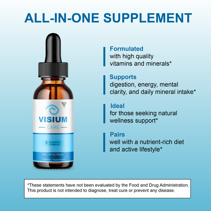(3 Pack) Visium Care Drops, VisiumCare Advanced Vision Support Formula (6oz) gallery